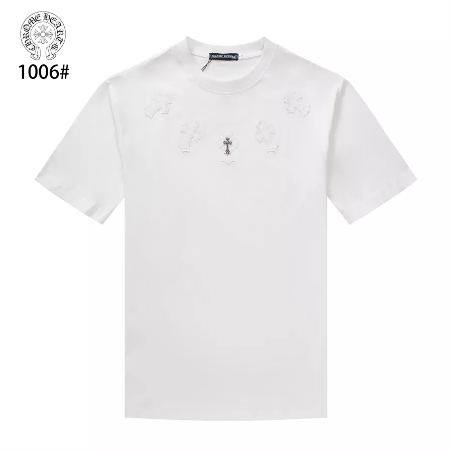 chrome hearts t-shirt manches courtes pour unisexe s_1277215